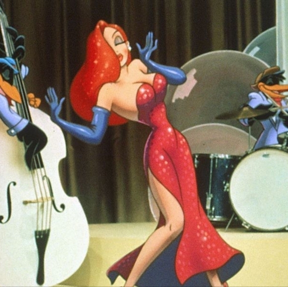 VINTAGE Alyce Designs Blue Silver Sequin Floral Bustier Side Slit Maxi Dress M - Picture 16 of 16